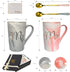 Mr And Mrs Mugs Set Engagement / Anniversary Gift For Couples